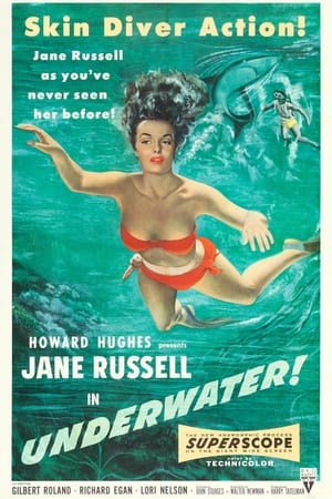 Poster Underwater! 1955