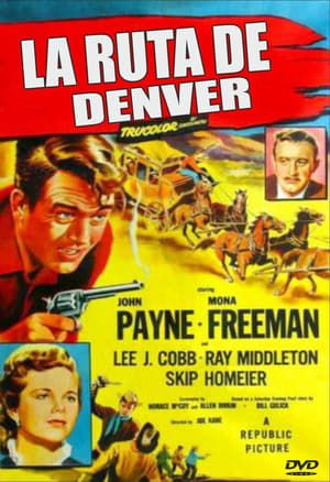 Poster La ruta de Denver 1955