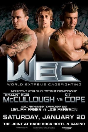 Poster WEC 25: McCullough vs. Cope (2007)