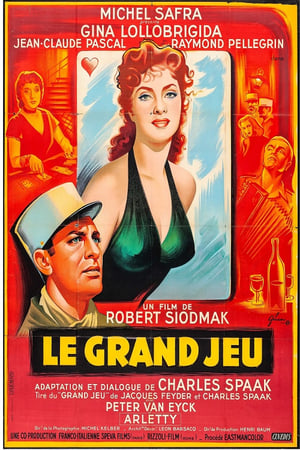 Poster Le grand jeu 1954