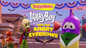 Still from LarryBoy and the Angry Eyebrows Trouble