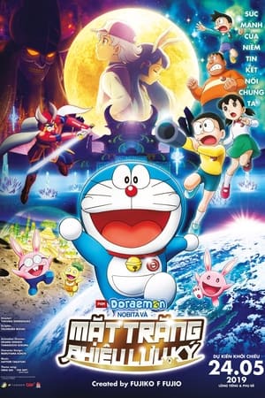 Poster Doraemon: Nobita và Mặt Trăng Phiêu Lưu Ký 2019