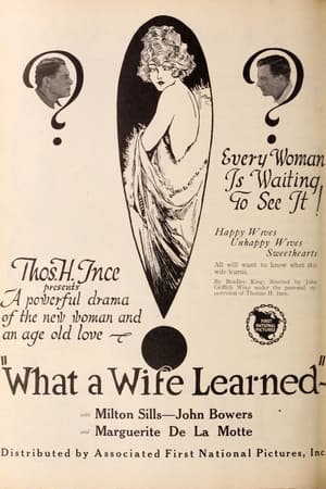 Poster What a Wife Learned (1923)