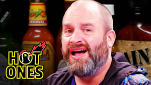 Image Tom Segura Tears Up While Eating Spicy Wings