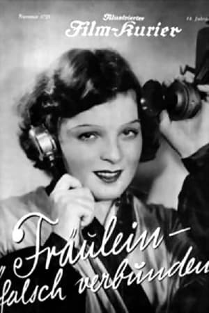 Poster Fräulein – Falsch verbunden 1932