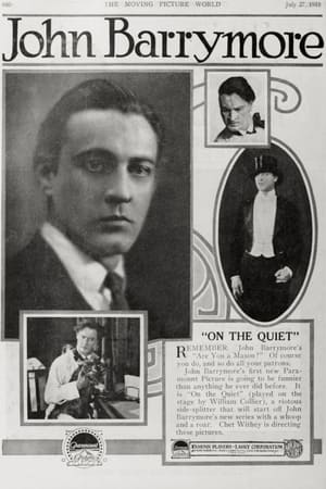 Poster On the Quiet (1918)