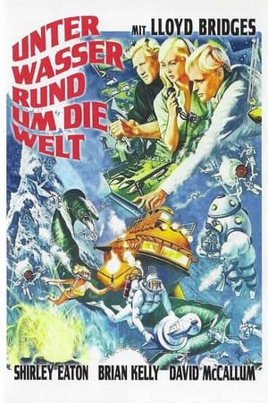 Poster Unter Wasser rund um die Welt 1966