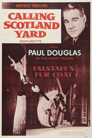 Poster Calling Scotland Yard: Falstaff's Fur Coat (1954)