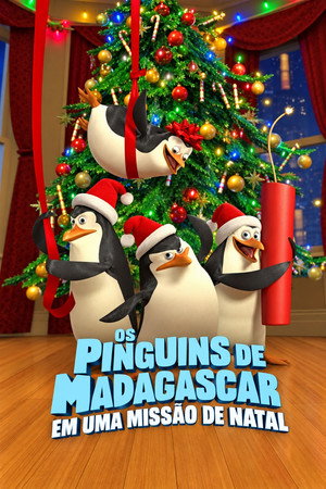 Os Pinguins de Madagascar em uma Missão de Natal