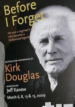 Image Kirk Douglas: Before I Forget