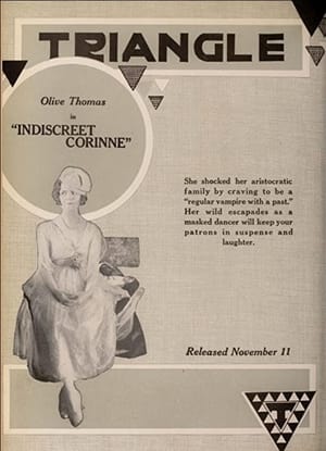 Poster Indiscreet Corinne 1917