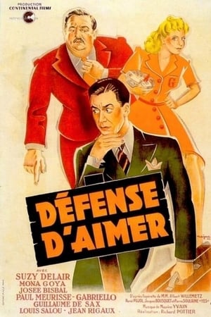 Poster Défense d'aimer 1942
