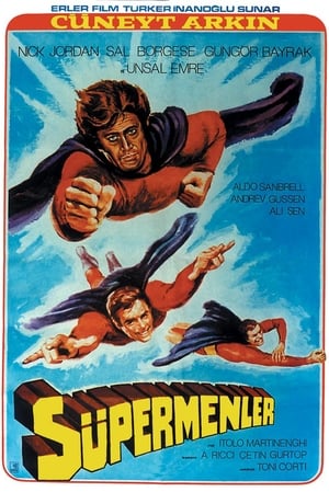 3 Supermen Against Godfather poster