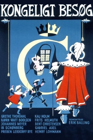 Poster Kongeligt besøg 1954