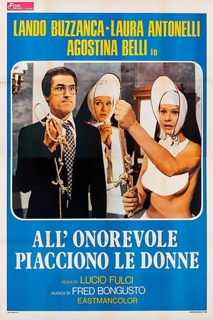 Poster All'onorevole piacciono le donne 1972