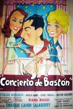 Poster Concierto de bastón 1951