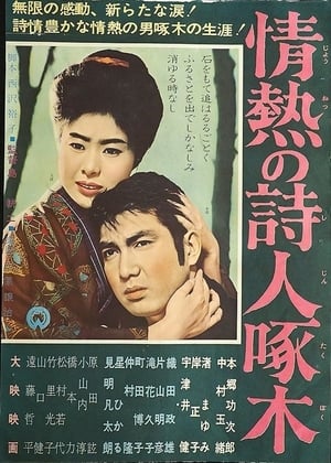 Poster 情熱の詩人啄木 (1962)