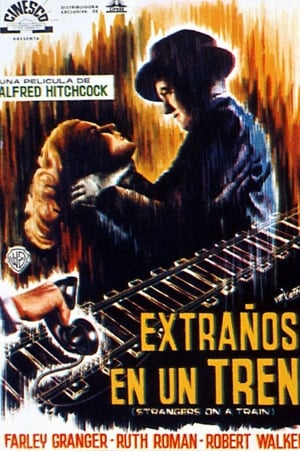 Poster Extraños en un tren 1951