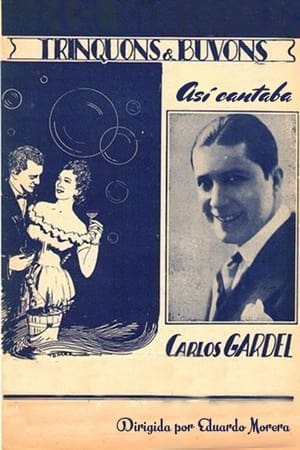 Poster Así cantaba Carlos Gardel (1935)