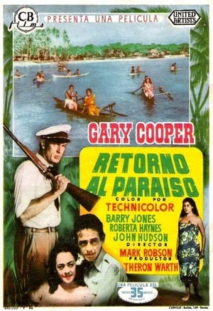 Poster Retorno al Paraíso 1953