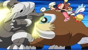 Pokémon Season 12 :Episode 15  Clash! Mammoo vs Bossgodora!!