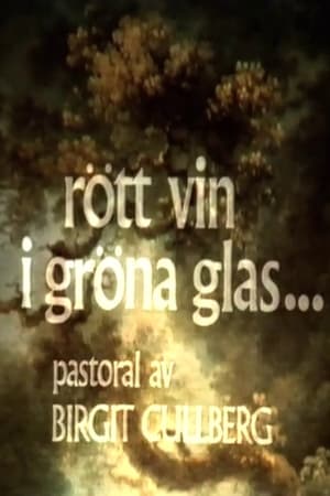 Poster di Rött vin i gröna glas