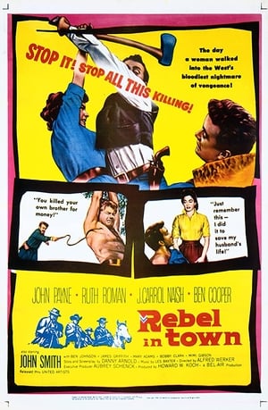 Poster Rebel in Town 1956