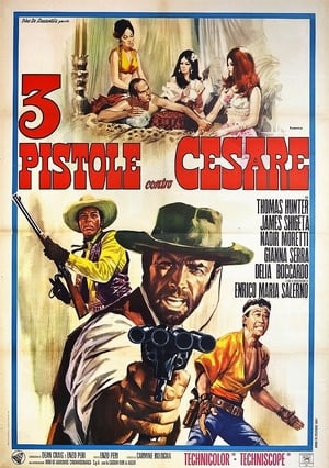 Poster 3 pistole contro Cesare 1967