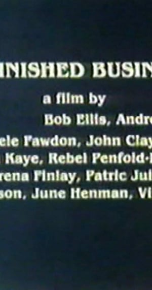 Poster Unfinished Business (1985)
