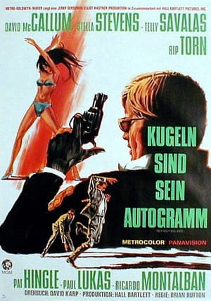 Poster Kugeln sind sein Autogramm 1968