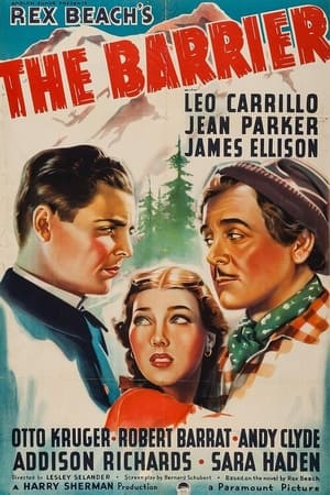 Poster The Barrier (1937)