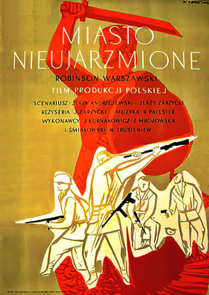 Poster Miasto nieujarzmione - Robinson warszawski 1950