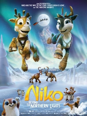 Poster Niko le petit renne, mission Père Noël 2024