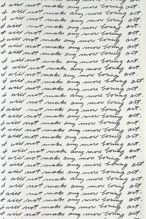 Image I Will Not Make Any More Boring Art
