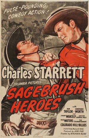 Poster Sagebrush Heroes 1945