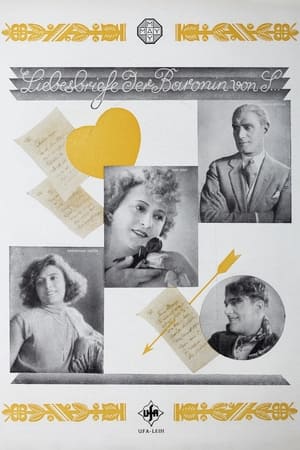 Poster Liebesbriefe der Baronin von S 1924