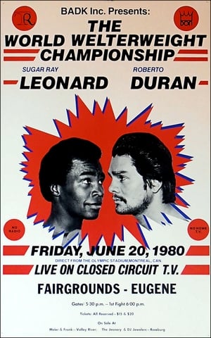 Poster Sugar Ray Leonard vs. Roberto Duran 1980