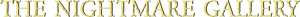 The Nightmare Gallery — Logos 2