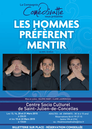 Poster Les hommes preferent mentir (2011)