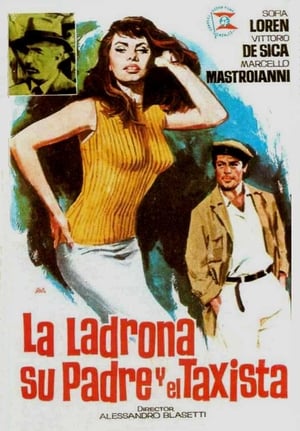 Poster La ladrona, su padre y el taxista 1954