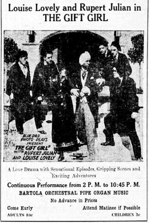 Poster The Gift Girl 1917