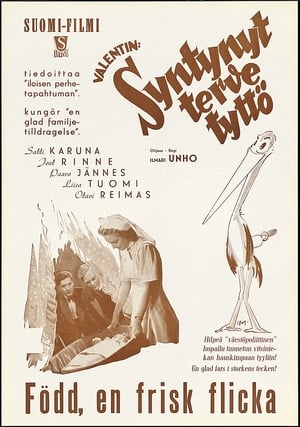 Poster Syntynyt terve tyttö (1943)