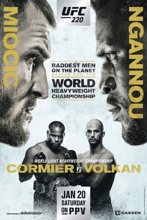 Poster UFC 220: Miocic vs. Ngannou 2018
