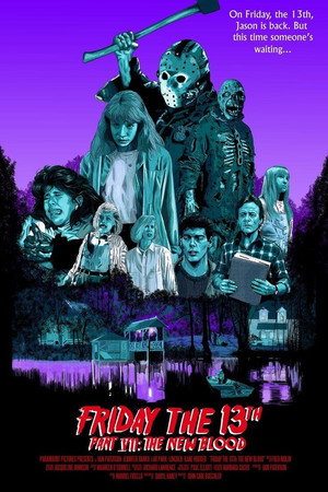 Постер фильма «Пятница 13-е – Часть 7: Новая кровь (1988)» — (16 из 47)