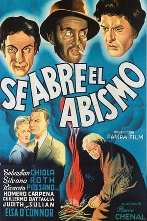 Poster Se abre el abismo (1945)