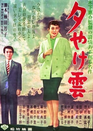 Poster Nuages au crépuscule 1956