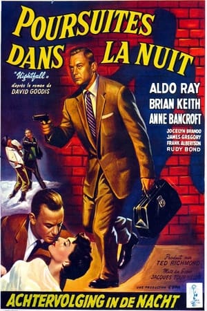 Poster Poursuites dans la nuit 1956