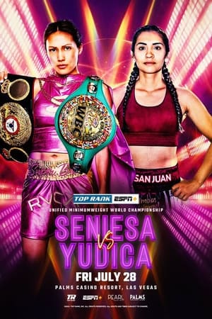 Poster Seniesa Estrada vs. Leonela Yudica 2023