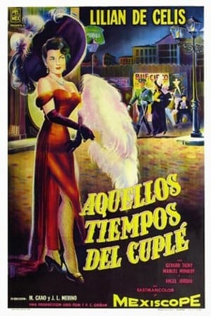 Poster Those times of the cuplé 1958