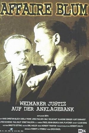 Poster Affäre Blum (1962)